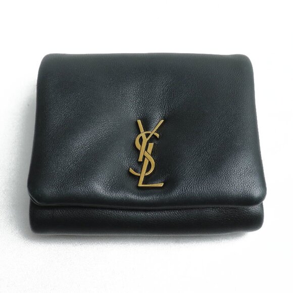 YVES SAINT LAURENT Black Wallet - Picture 1 of 10